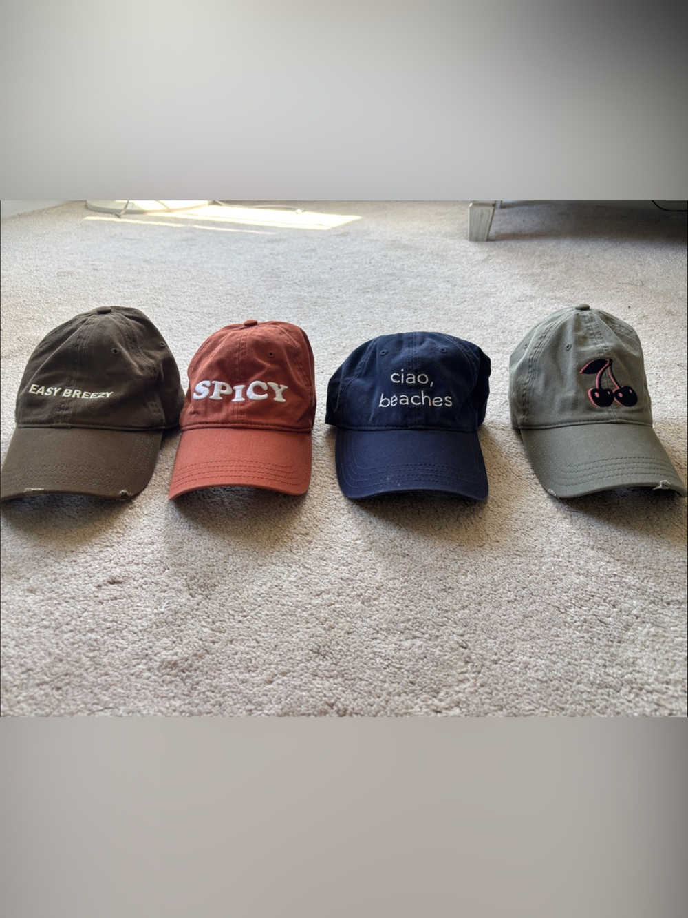 American Eagle Outfitters Womens Hats - Olive, Rust, Navy, and Brown Options